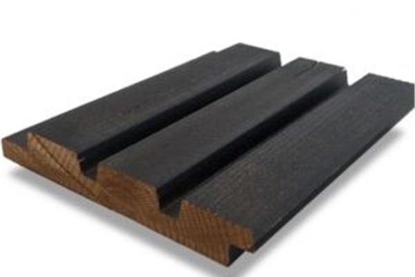 Thermowood triple zwart, geborsteld Essen, Houthandel Van Den Berg